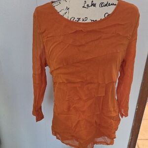 Alfani Vibrant Orange Women's Blouse